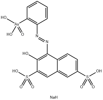 2-(2-HYDROXY-3,6-DISULFO-1-NAPHTHYLAZO)PHENYLARSONIC ACID DISODIUM SALT