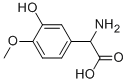 AMINO-(3-HYDROXY-4-METHOXY-PHENYL)-ACETIC ACID Structural