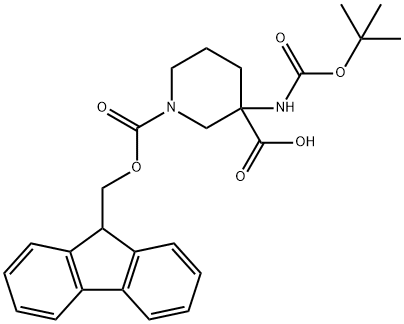 3-BOC-AMINO-1-FMOC-PIPERIDINE-3-CARBOXYLIC ACID