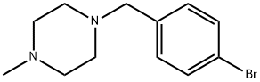 1-(4-Bromobenzyl)-4-methylpiperazine Structural