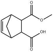 5-NORBORNENE-2,3-DICARBOXYLIC ACID MONOMETHYL ESTER Structural