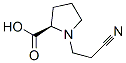 D-Proline, 1-(2-cyanoethyl)- (9CI) Structural