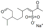 sodium 7-isopropyl-1,4-dimethylazulenesulphonate Structural