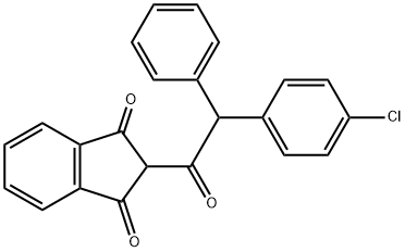 Chlorophacinone Structural