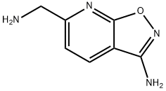 Isoxazolo[5,4-b]pyridine-6-methanamine, 3-amino- (9CI) Structural