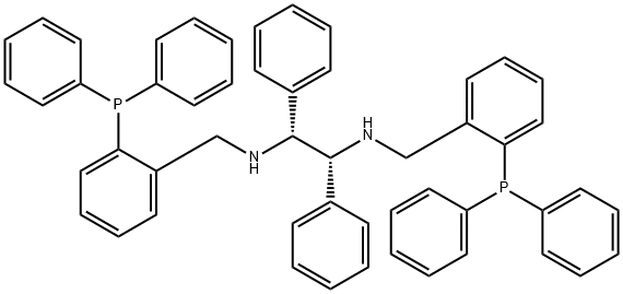 R,R-N,N'-bis[[2-(diphenylphosphino)phenyl]
Methyl]-1,2-diphenyl-1,2-EthanediaMine Structural