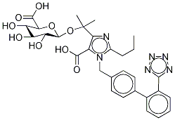 Olmesartan Acid O-β-D-Glucuronide Structural
