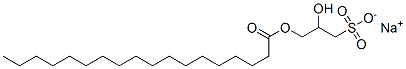 sodium 2-hydroxy-3-sulphonatopropyl stearate  Structural