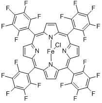 5,10,15,20-TETRAKIS(PENTAFLUOROPHENYL)-21H,23H-PORPHINE IRON(III) CHLORIDE Structural