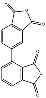 2,3,3,4-biphenyl tetracarboxylic dianhydride Structural