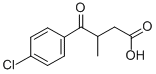 3-(P-CHLOROBENZOYL)-BUTYRIC ACID Structural