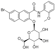 NAPHTHOL AS-BI BETA-D-GLUCURONIDE Structural