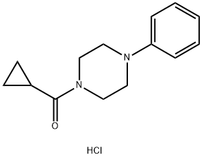 1-Cyclopropylcarbonyl-4-phenylpiperazine hydrochloride