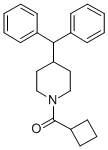 Piperidine, 1-(cyclobutylcarbonyl)-4-(diphenylmethyl)- Structural