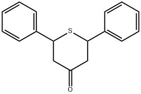 2,6-DIPHENYL-TETRAHYDRO-THIOPYRAN-4-ONE Structural