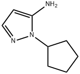 1-CYCLOPENTYL-1H-PYRAZOL-5-AMINE Structural