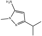 3-ISO-PROPYL-1-METHYL-1H-PYRAZOL-5-AMINE Structural