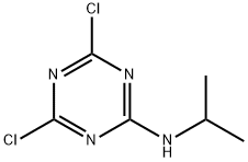 2,4-Dichloro-6-isopropylamino-1,3,5-triazine Structural