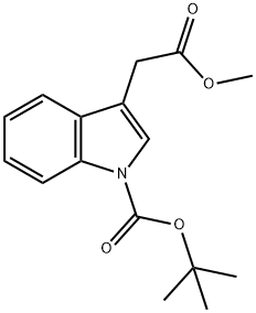 tert-butyl 3-(2-methoxy-2-oxoethyl)-1H-indole-1-carboxylate