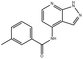 Benzamide, 3-methyl-N-1H-pyrazolo[3,4-b]pyridin-4-yl- (9CI) Structural