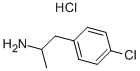 DL-P-CHLOROAMPHETAMINE HYDROCHLORIDE Structural