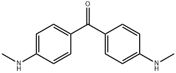 4,4'-BIS(METHYLAMINO)BENZOPHENONE Structural