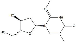 2-O-METHYLTHYMIDINE Structural