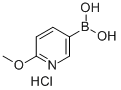 2-Methoxy-5-pyridineboronic acid hydrochloride Structural