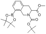 2,3(1H)-ISOQUINOLINEDICARBOXYLIC ACID, 3,4-DIHYDRO-8-(4,4,5,5-TETRAMETHYL-1,3,2-DIOXABOROLAN-2-YL)-, 2-(1,1-DIMETHYLETHYL) 3-METHYL ESTER