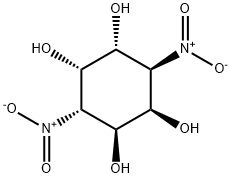 2,3,5,6-TETRAHYDROXY-1,4-DINITROCYCLOHEXANE DIHYDRATE Structural