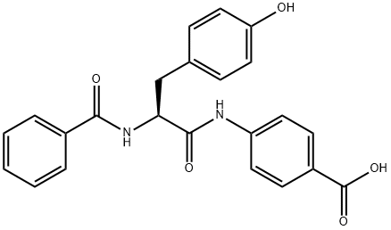 BZ-TYR-4-ABZ-OH Structural