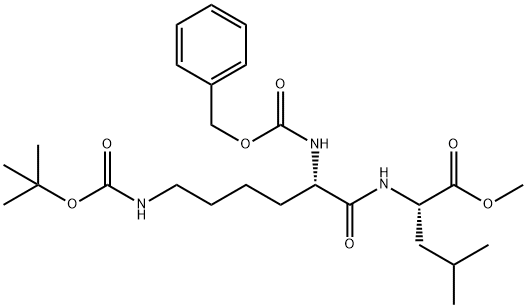 Z-LYS(BOC)-LEU-OME Structural