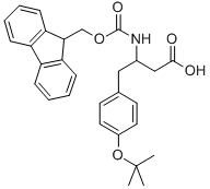 N-Fmoc-3-amino-4-(4-tert-butoxy-phenyl)-butyric acid Structural