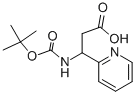 3-[(tert-butoxycarbonyl)amino]-3-pyridin-2-ylpropanoic acid