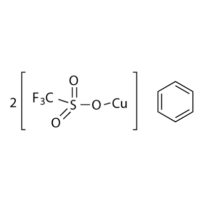 COPPER(I) TRIFLUOROMETHANESULFONATE BENZENE COMPLEX (2:1) Structural