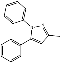 1,5-DIPHENYL-3-METHYL-1H-PYRAZOLE Structural