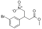 METHYL 3-(3-BROMOPHENYL)-4-NITROBUTANOATE Structural