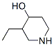 4-Hydroxy-3-ethylpiperidine Structural