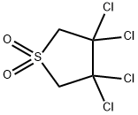 3,3,4,4-Tetrachlorotetrahydrothiophene 1,1-dioxide Structural