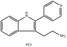 2-(2-PYRIDIN-4-YL-1H-INDOL-3-YL)ETHANAMINE MONOHYDROCHLORIDE Structural