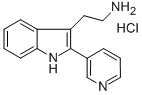 2-(2-PYRIDIN-3-YL-1H-INDOL-3-YL)ETHANAMINE MONOHYDROCHLORIDE Structural