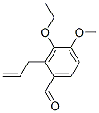 Benzaldehyde, 3-ethoxy-4-methoxy-2-(2-propenyl)- (9CI) Structural