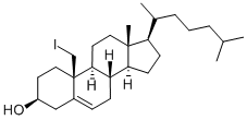 19-IODOCHOLESTEROL Structural