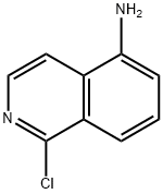 5-Amino-1-chloroisoquinoline Structural