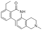 Isoquinoline, 1,2,3,4-tetrahydro-5-(2,6-diethylbenzamido)-2-methyl-