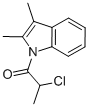 1H-Indole, 1-(2-chloro-1-oxopropyl)-2,3-dimethyl- (9CI)