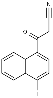 3-(4-IODO-1-NAPHTHYL)-3-OXOPROPANENITRILE