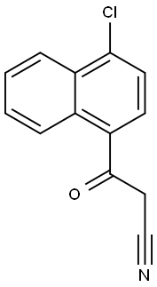 3-(4-CHLORO-1-NAPHTHYL)-3-OXOPROPANENITRILE