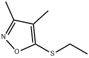 Isoxazole, 5-(ethylthio)-3,4-dimethyl- (9CI) Structural