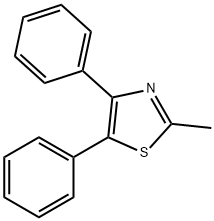 4,5-DIPHENYL-2-METHYLTHIAZOLE Structural